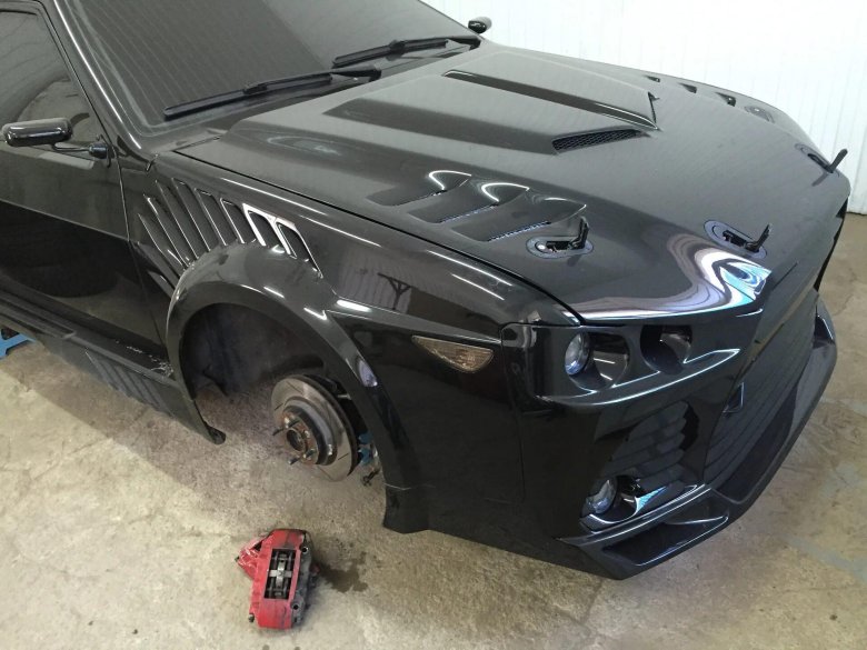 ВАЗ 2108 чёрная акула