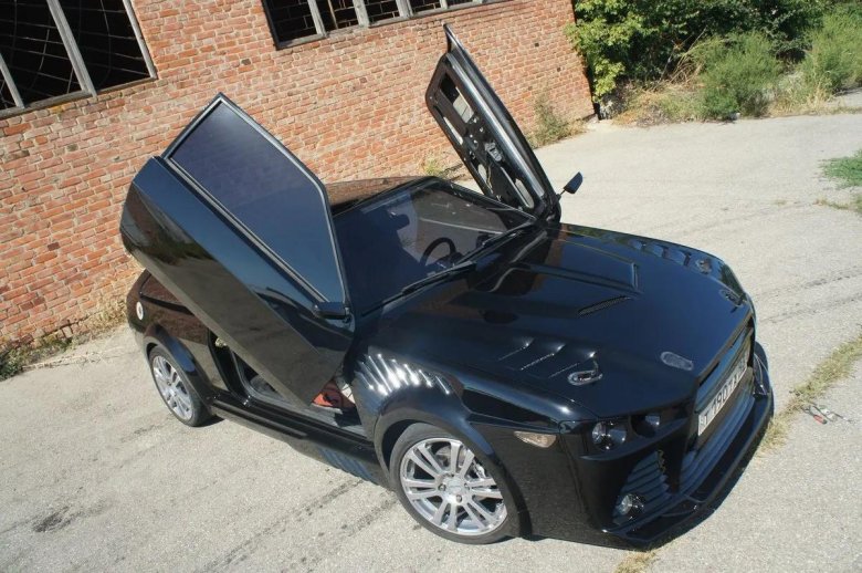 ВАЗ 2108 чёрная акула