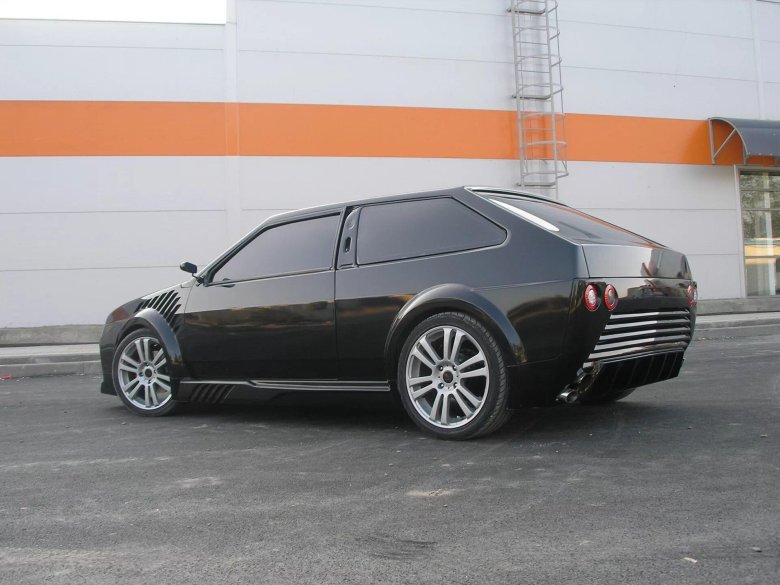 ВАЗ 2108 чёрная акула