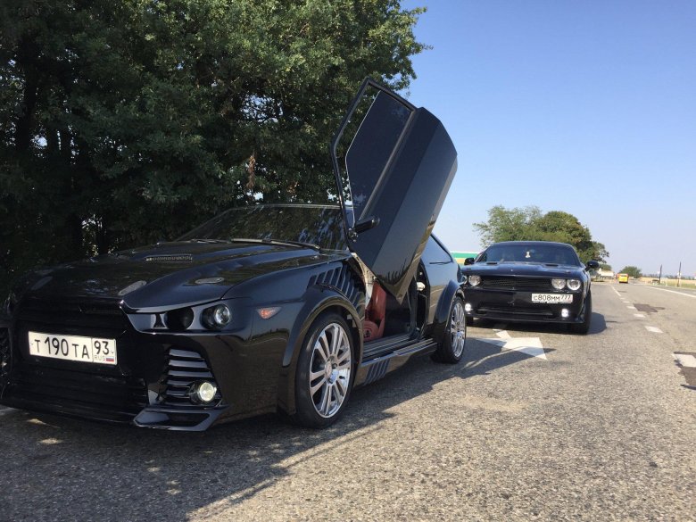 ВАЗ 2109 черная акула