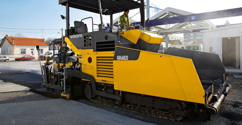 Асфальтоукладчик volvo abg6820