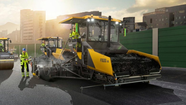 Асфальтоукладчик Volvo p6820d