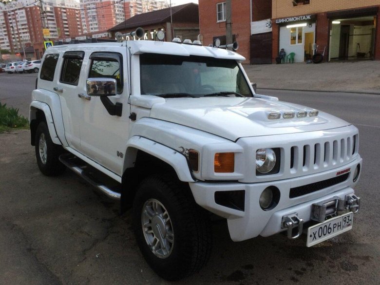 Хаммер h2 белый