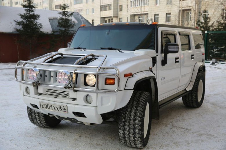 Hummer h2 белый