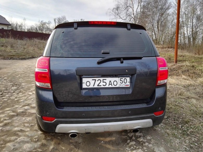 Задний спойлер Каптива с100