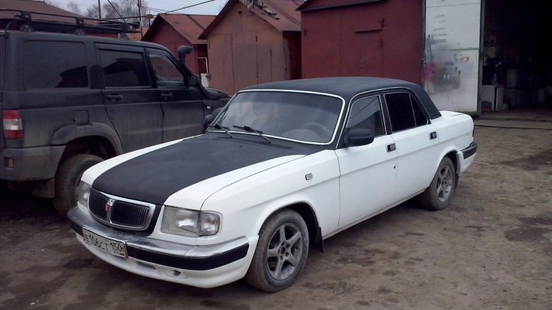 Волга ГАЗ 3110 белая