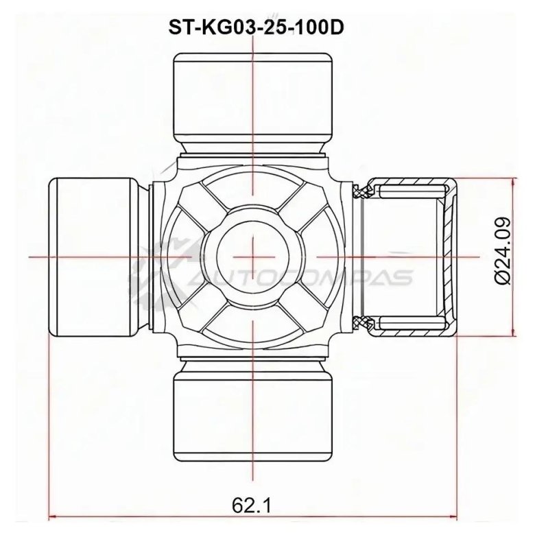 St1638 крестовина