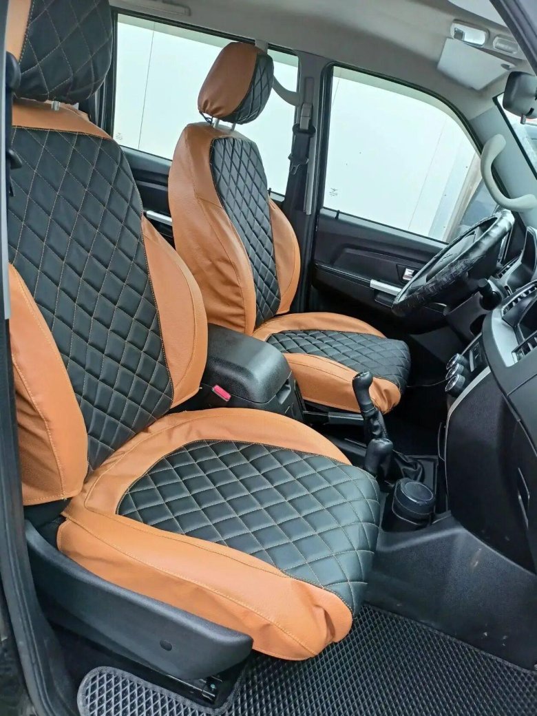 Патриот коричневый салон