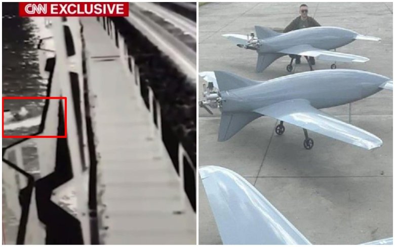 Украинские БПЛА камикадзе