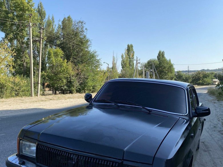 Волга 3102 черная тонированная