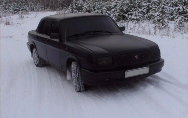 Волга 3102 черная тонированная