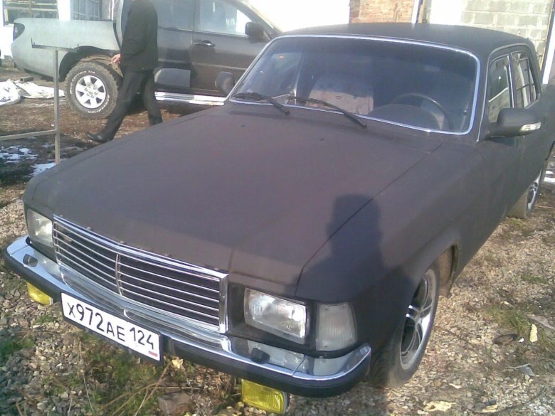 ГАЗ 3102 черная матовая