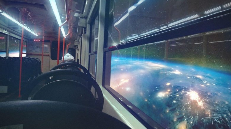 Поезд в космосе