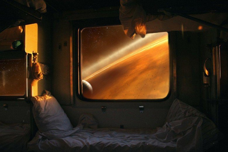 Окно вагона поезда