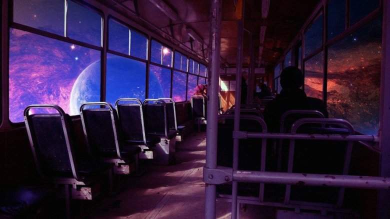 Автобус внутри