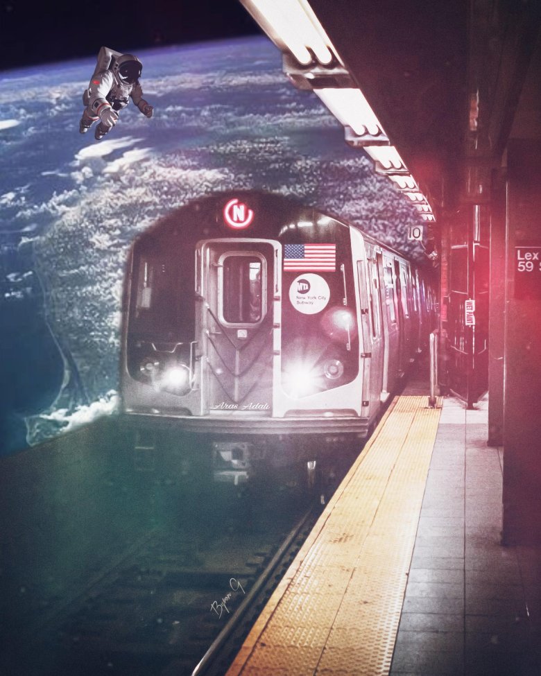 Поезд в космосе