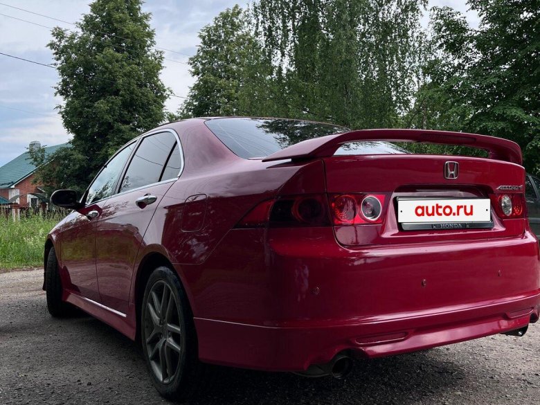 Honda accord 7 type s красный