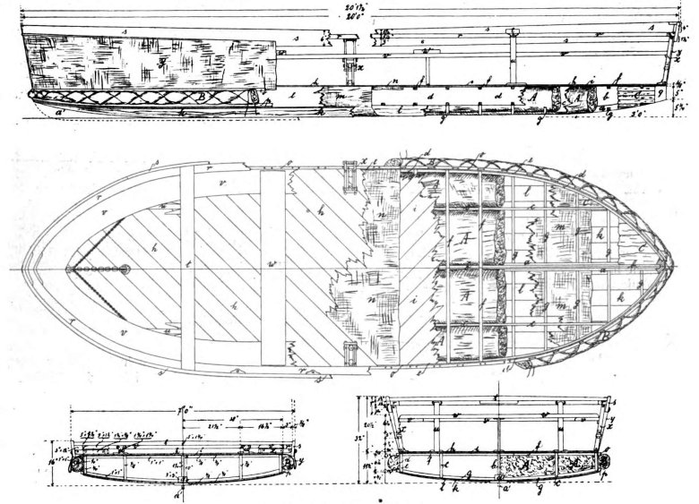 Складная парусиновая шлюпка Титаника