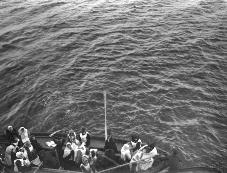 Затонувший корабль Карпатия