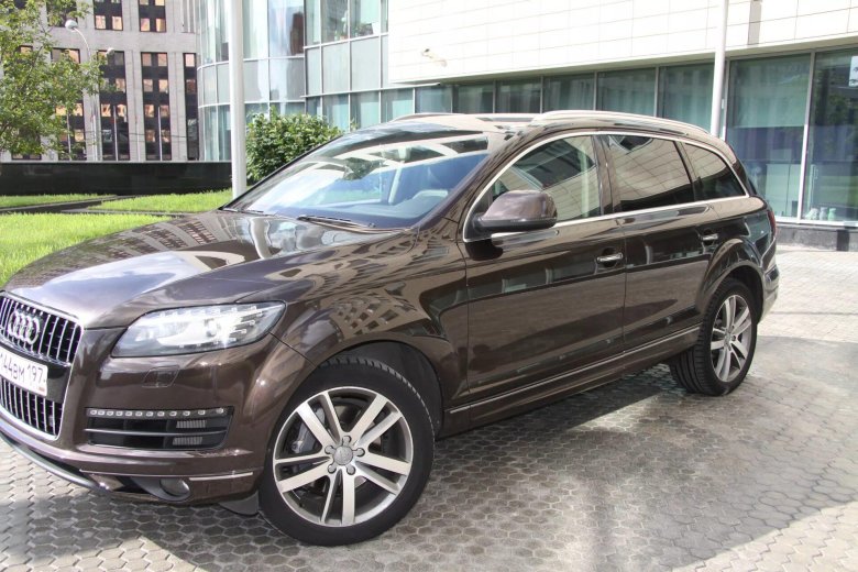 Ауди q7 коричневая