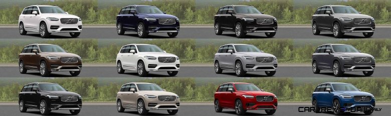 Вольво цвета кузова xc90