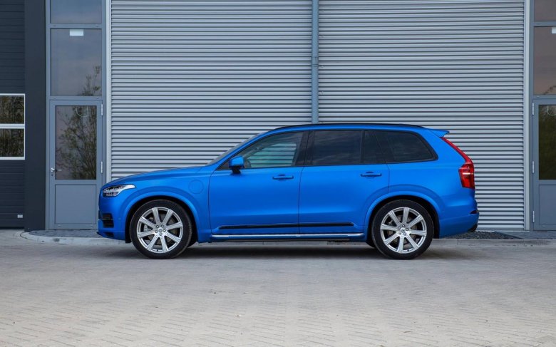 Volvo xc90 голубая