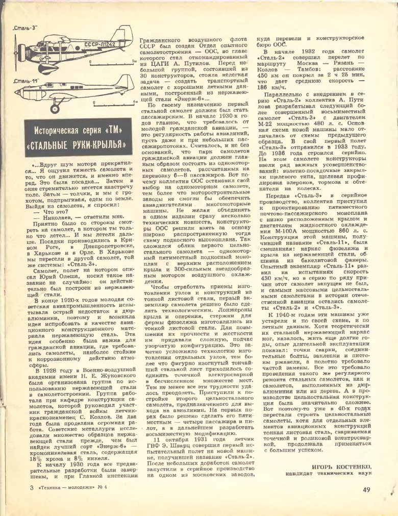 Историческая серия журнала техника молодежи