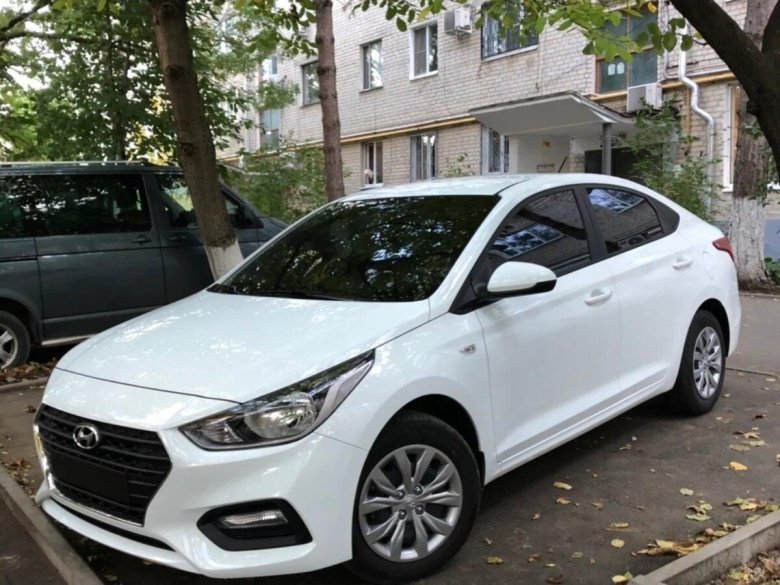 Хендай Солярис 2 белый