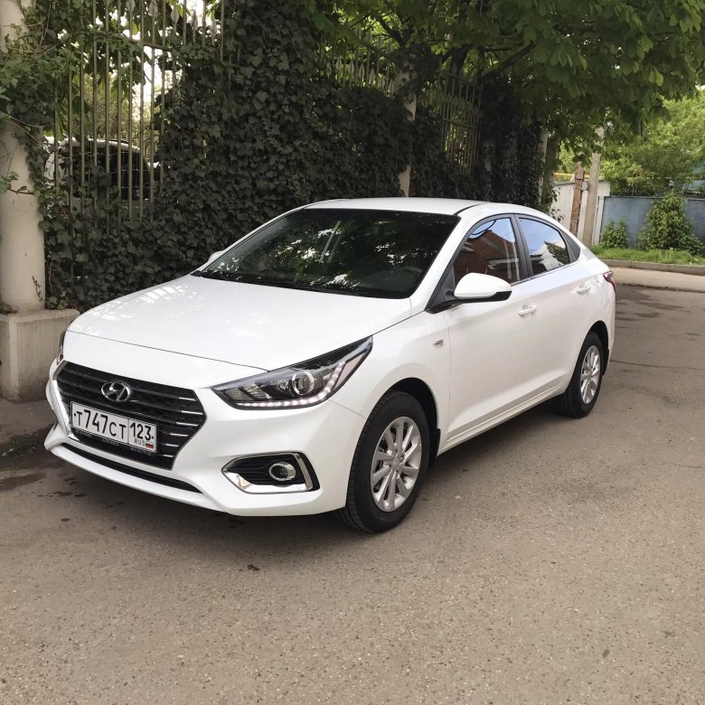 Хендай Солярис 2017 белый