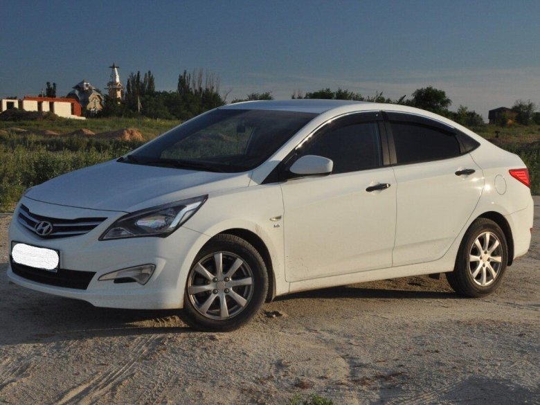 Солярис 2014 белый