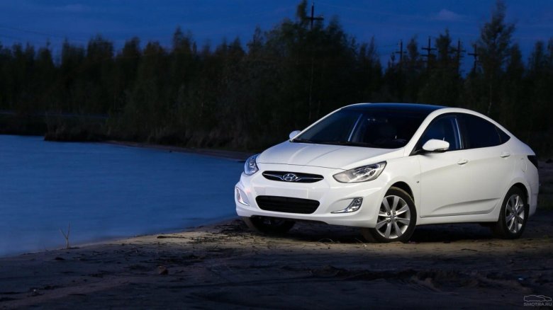 Хендай Солярис 2014 белый