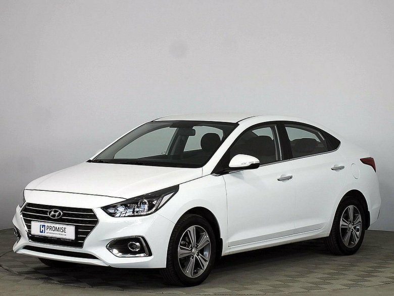 Хендай Солярис 2018 белый