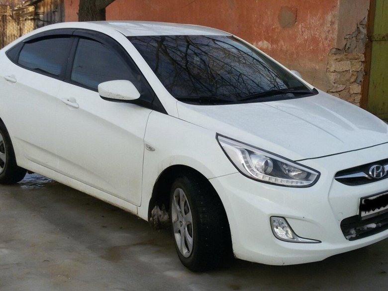 Хендай Солярис 2013 белый