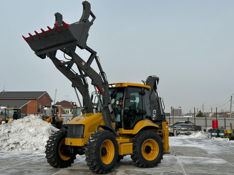 Экскаватор погрузчик shanmon 388 h