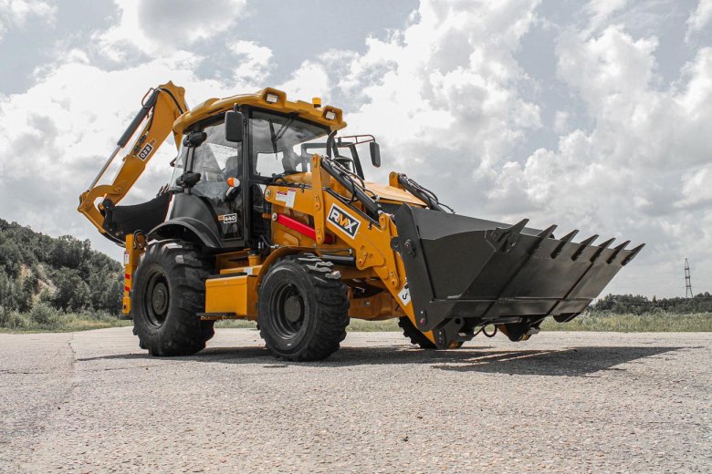 RUNMAX экскаватор погрузчик