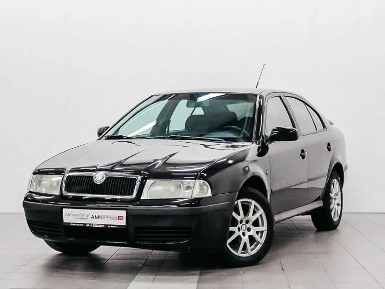 Шкода Октавия 2006 черная