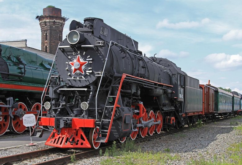 Паровоз л-2057 РЖД