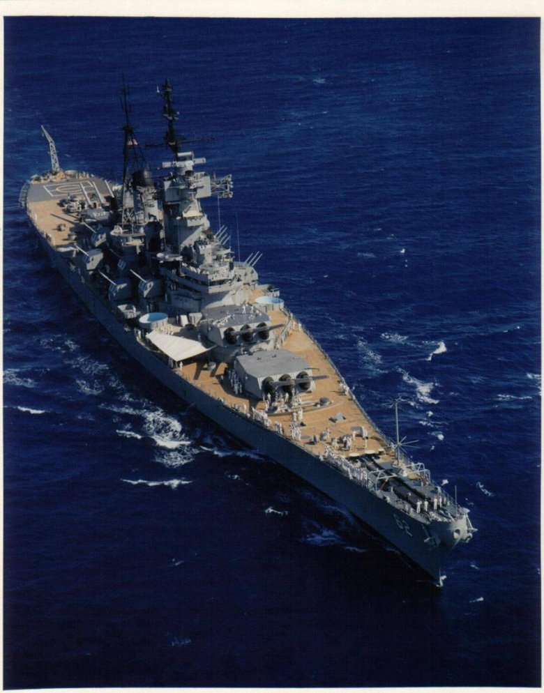 Линкор Нью джерси вторая мировая