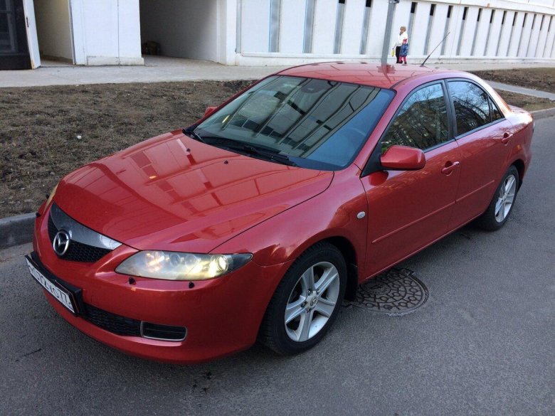 Мазда 6 2006 красная