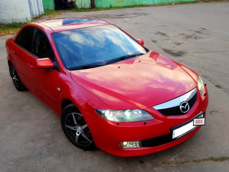 Мазда 6 2007 красная