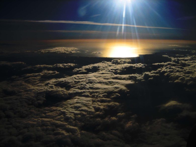 Вид с неба на землю