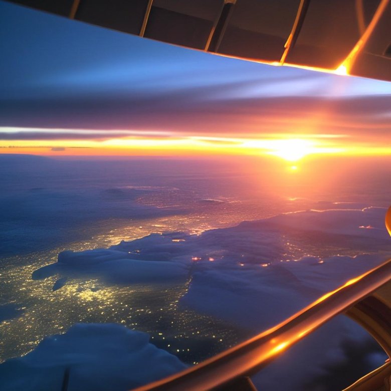 Из окна самолета