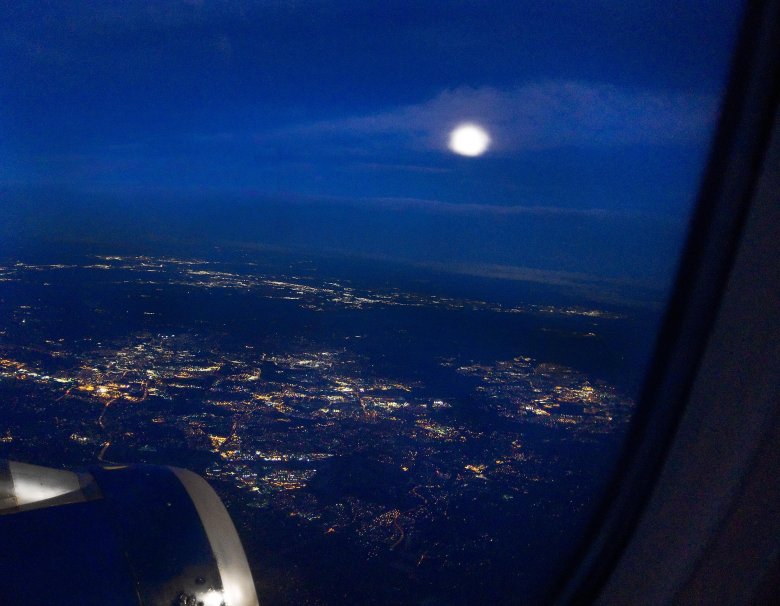 Вид из окна самолета