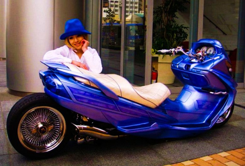 Тюнингованные макси скутера