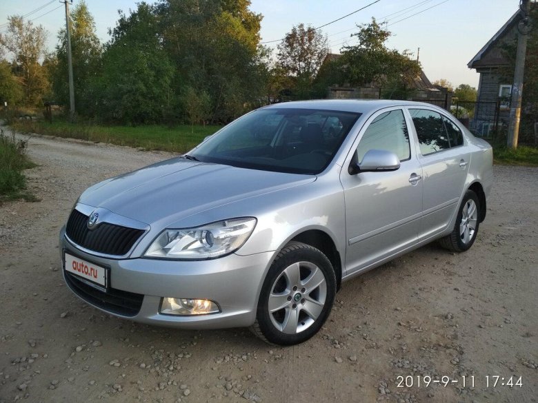 Skoda Octavia a5 серебристая