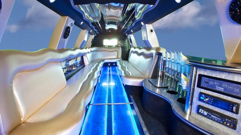 Лимузин Линкольн внутри