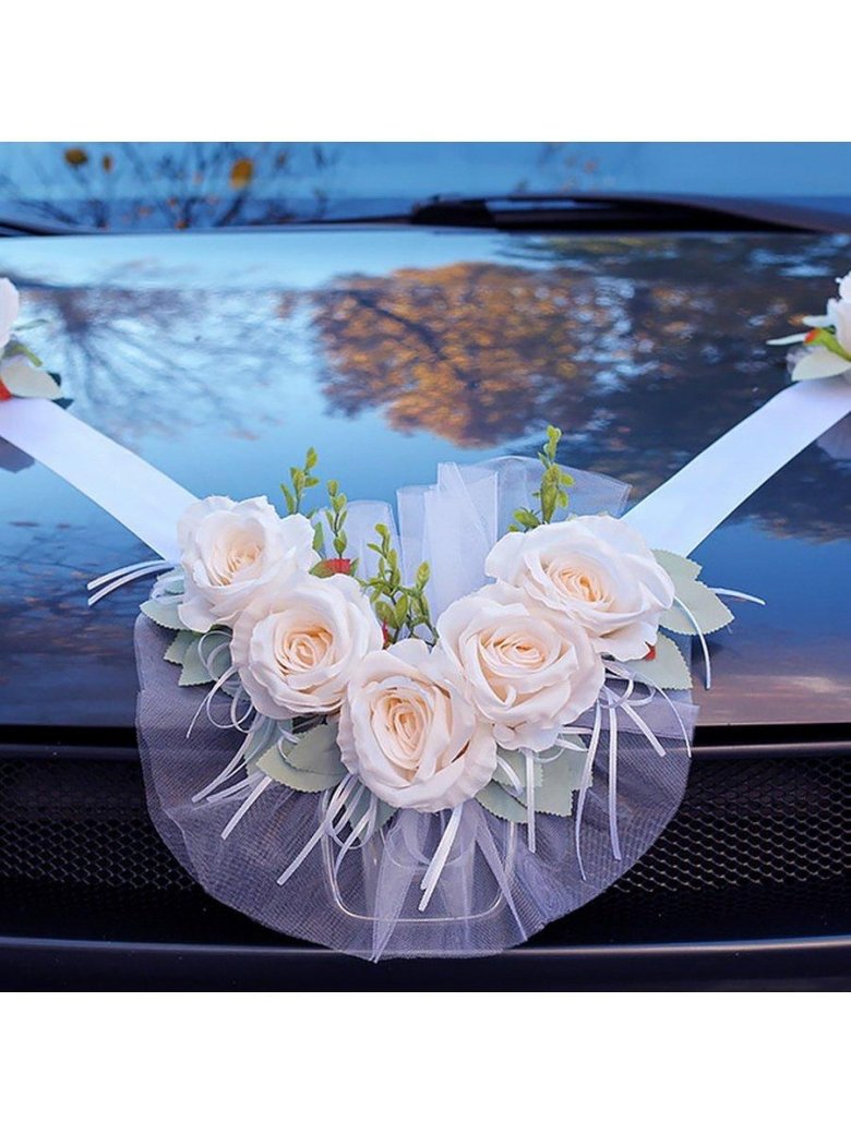 Свадебные ленточки на машину