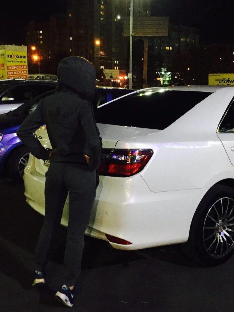 За рулем Камри 55