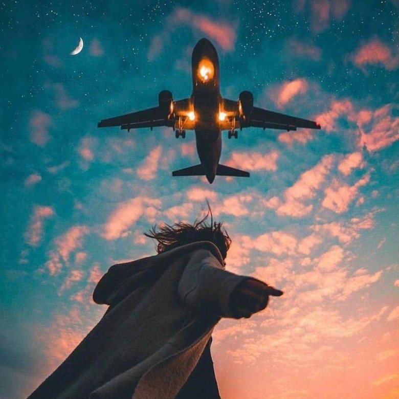 Небо самолет