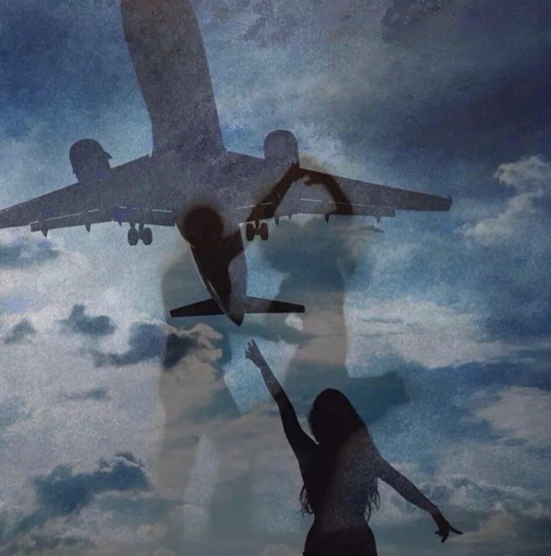 Улетающий самолет